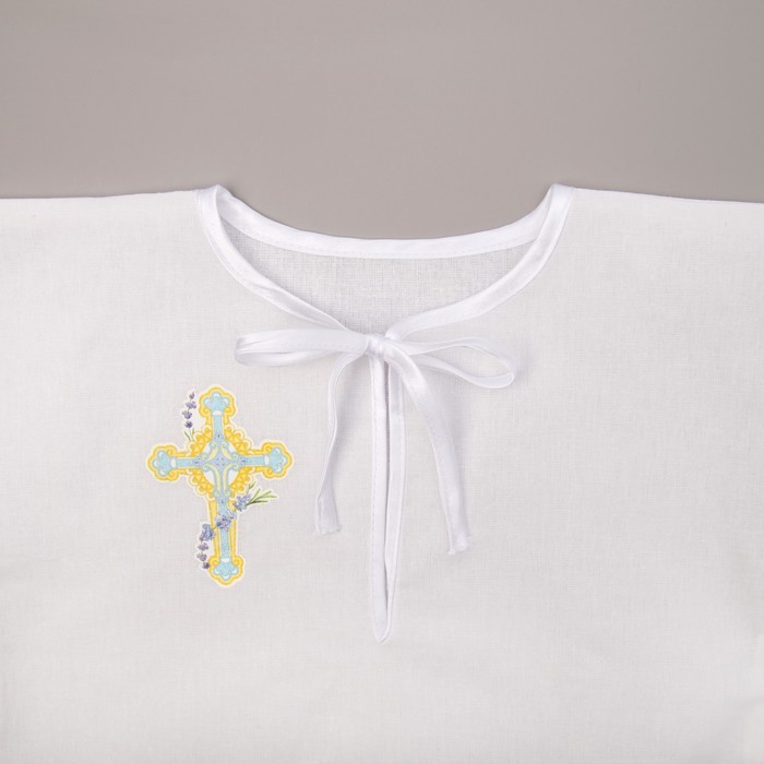 Комплект крестильный для мальчика (рубашка, брюки), р. 86-92 (28), 1,5-2 года,100% хлопок, бязь