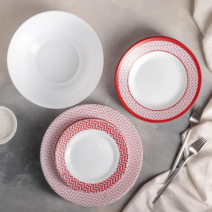 Сервиз столовый на 6 персон Battuto, 19 предметов