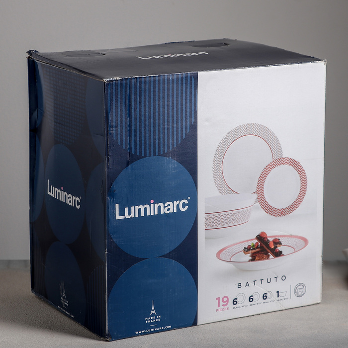 Сервиз столовый на 6 персон Battuto, 19 предметов