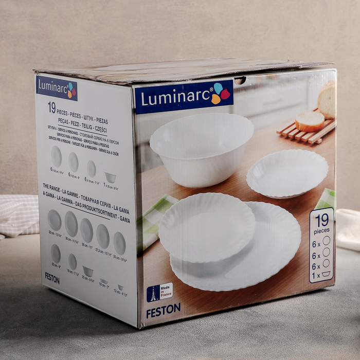 Сервиз столовый на 6 персон Feston, 19 предметов