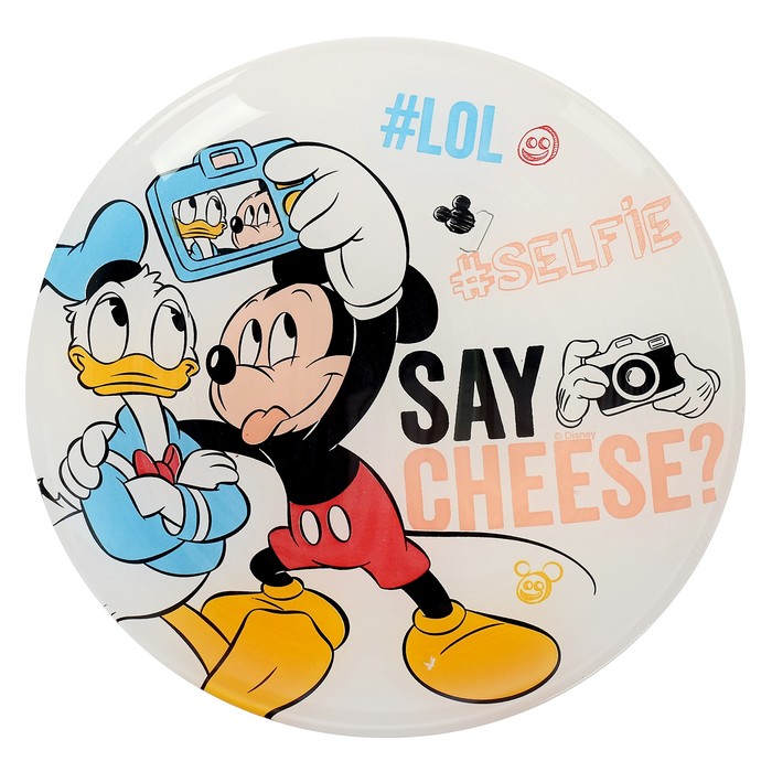 Тарелка десертная 20 см "Микки Маус и Дональд Дак"
