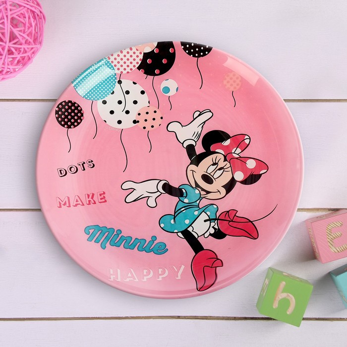 Тарелка десертная 20 см "Минни Маус"