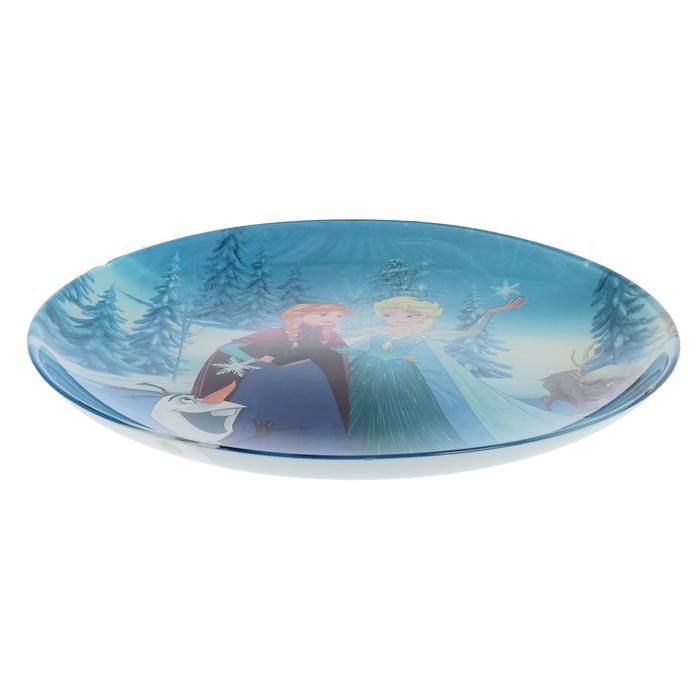 Тарелка десертная 20,5 см "Холодное сердце. Анна, Эльза, Олаф и Свэн"
