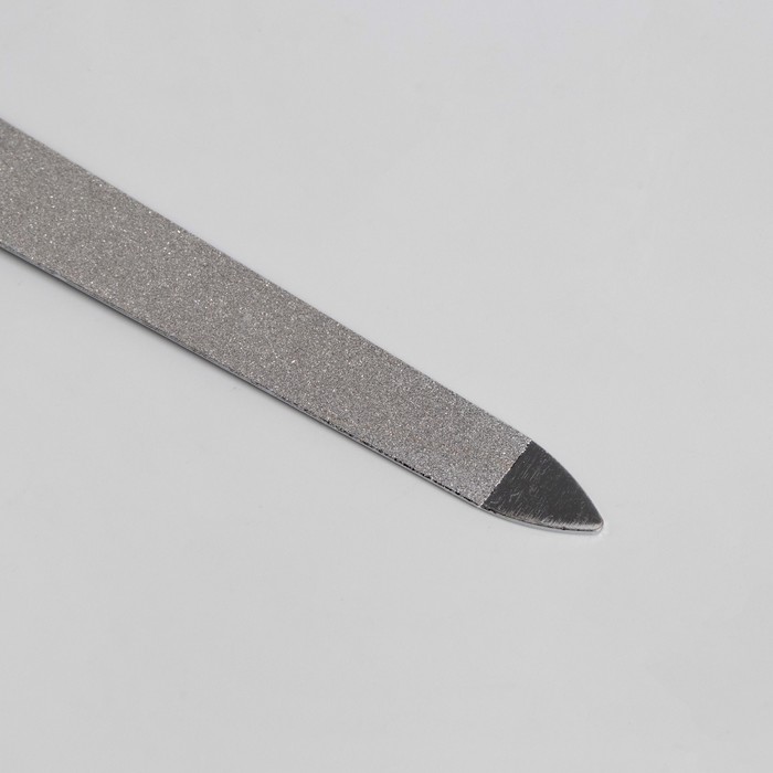 Пилка металлическая для ногтей, 12см, цвет золотой