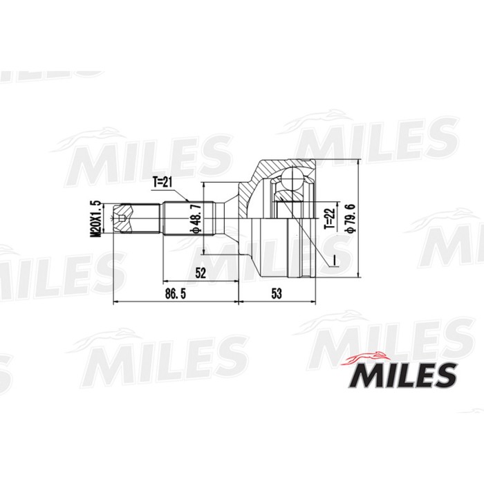 Шрус MILES GA20370