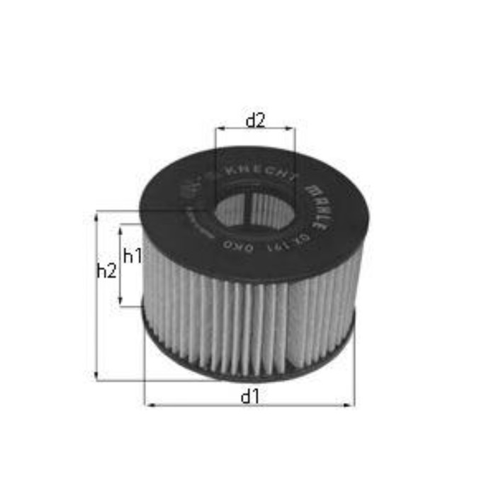 Фильтр масляный  KNECHT OX371D