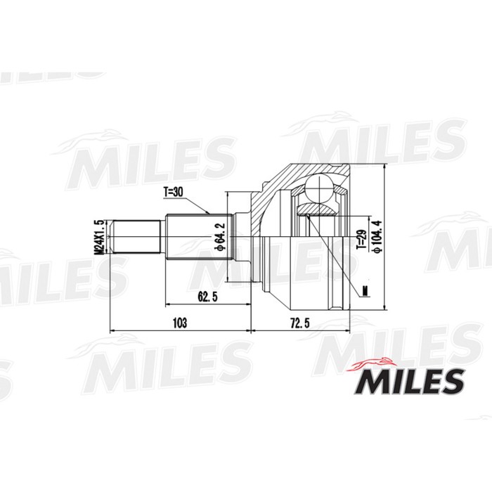 Шрус MILES GA20041