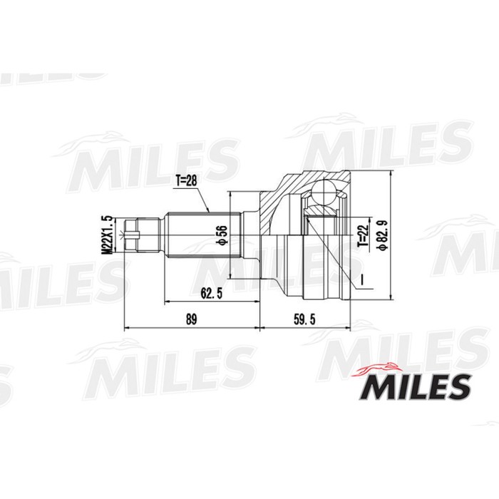 Шрус MILES GA20226