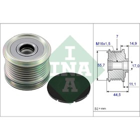 

Шкив генератора INA 535004210