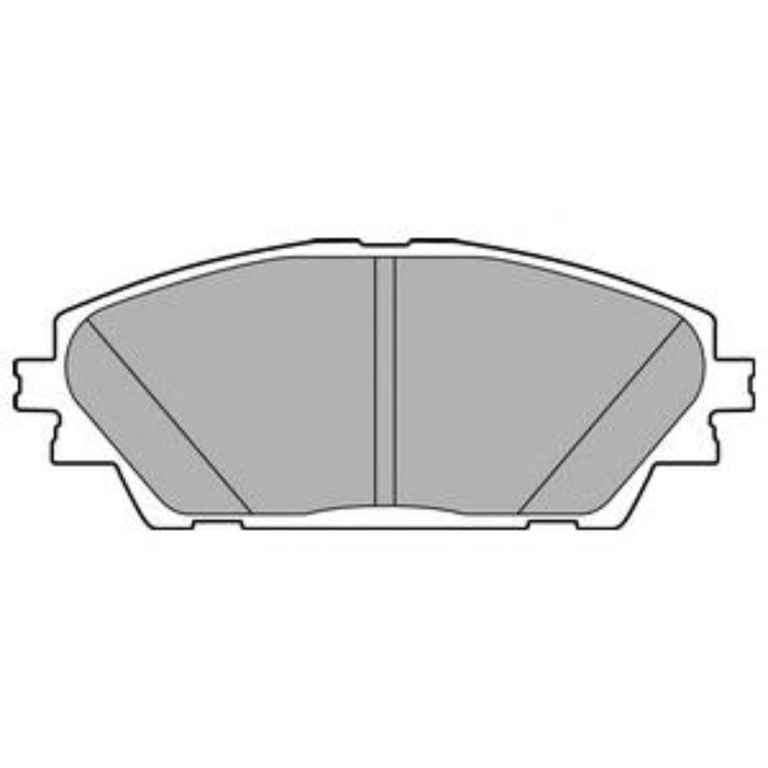 Колодки тормозные дисковые DELPHI LP2701