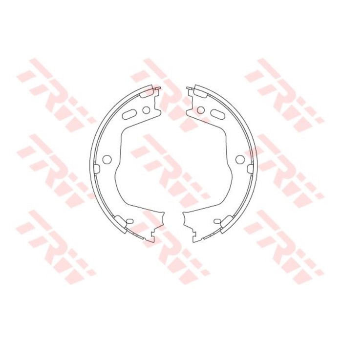 Колодки тормозные барабанные TRW GS8803