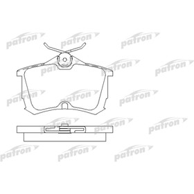 

Колодки тормозные Patron PBP1506