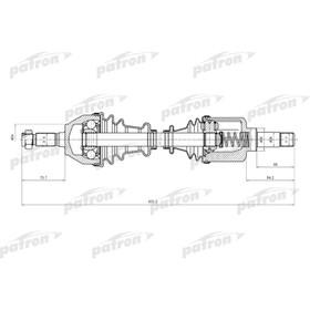 

Полуось Patron PDS0010