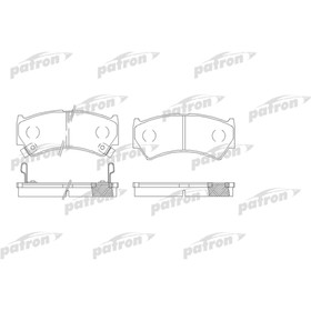 

Колодки тормозные Patron PBP1551