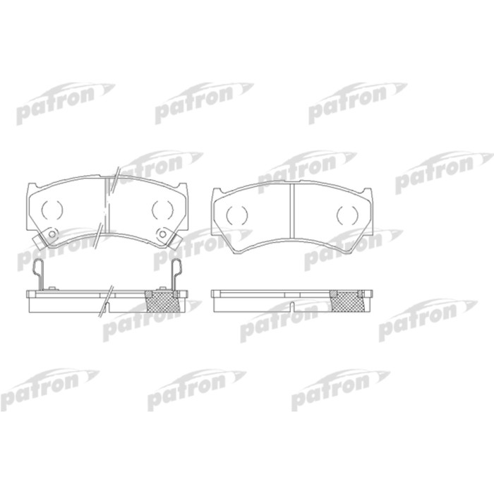 Колодки тормозные Patron PBP1551