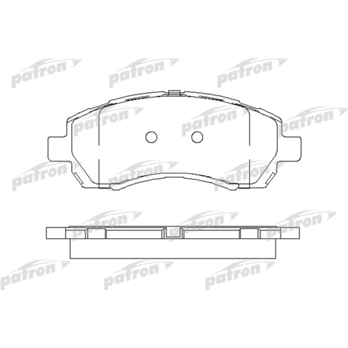 Колодки тормозные Patron PBP1612