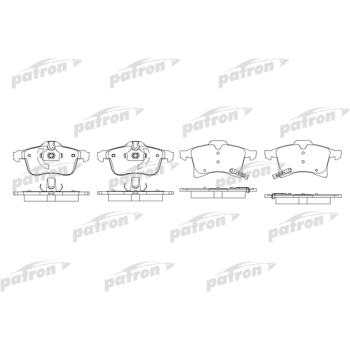 Колодки тормозные Patron PBP1640