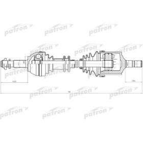 

Полуось Patron PDS0082