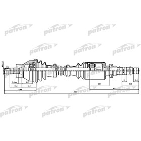 

Полуось Patron PDS0101