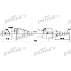 

Полуось Patron PDS0146