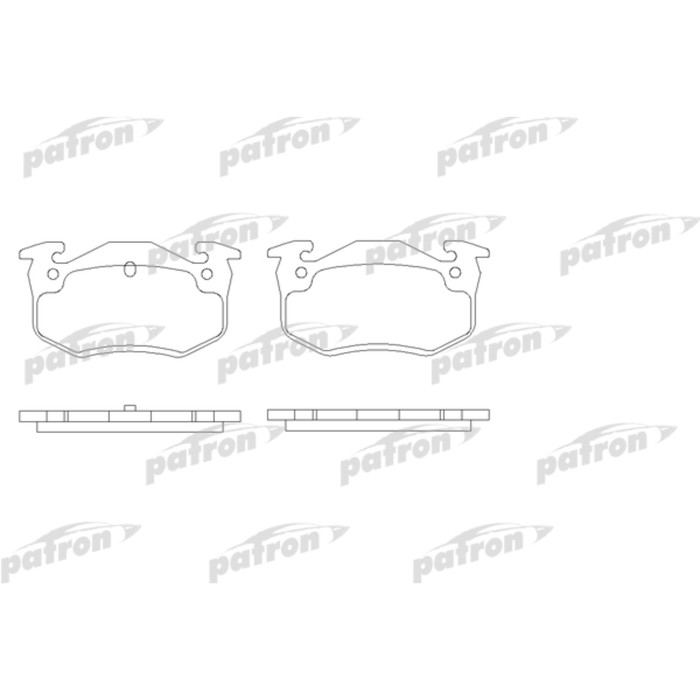 Колодки тормозные Patron PBP558