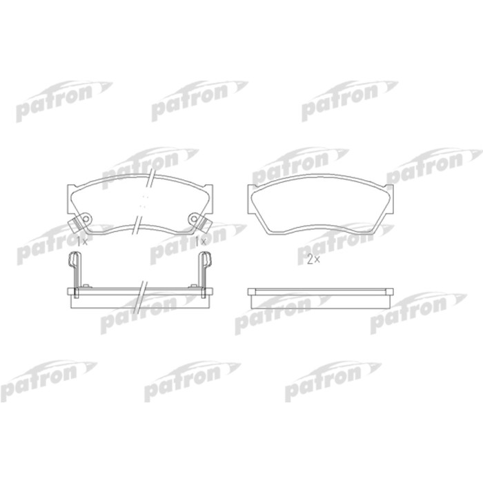 Колодки тормозные Patron PBP588