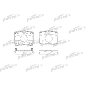 

Колодки тормозные Patron PBP597