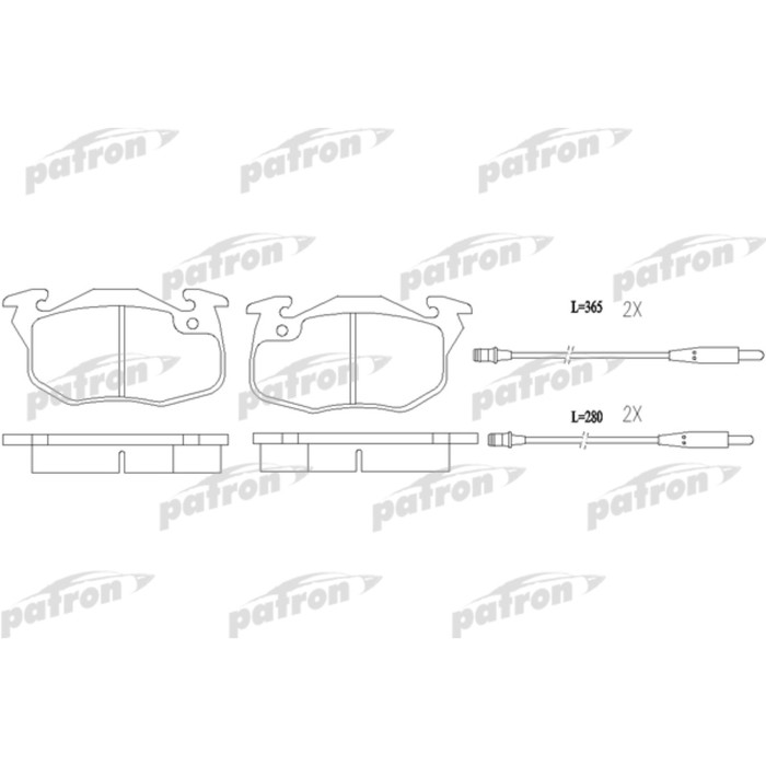 Колодки тормозные Patron PBP730