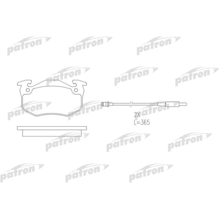Колодки тормозные Patron PBP881