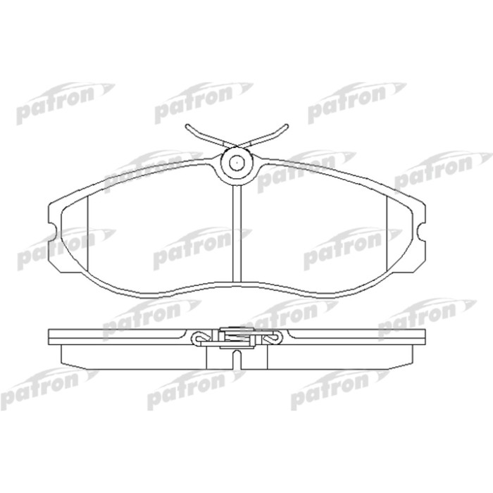 Колодки тормозные Patron PBP909