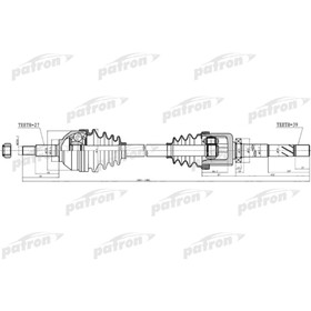 

Полуось Patron PDS0258