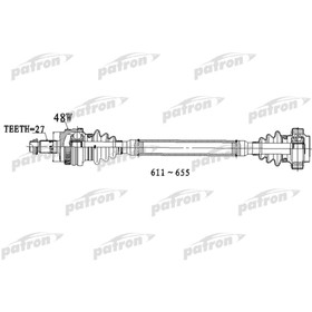 

Полуось Patron PDS0308