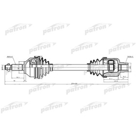 

Полуось Patron PDS0309