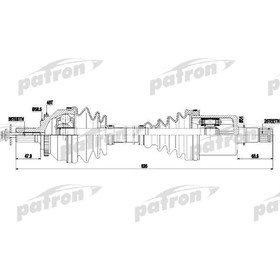 

Полуось Patron PDS0420