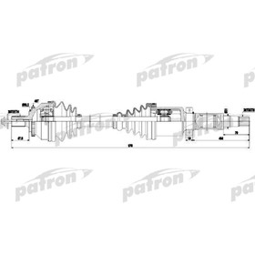 

Полуось Patron PDS0441