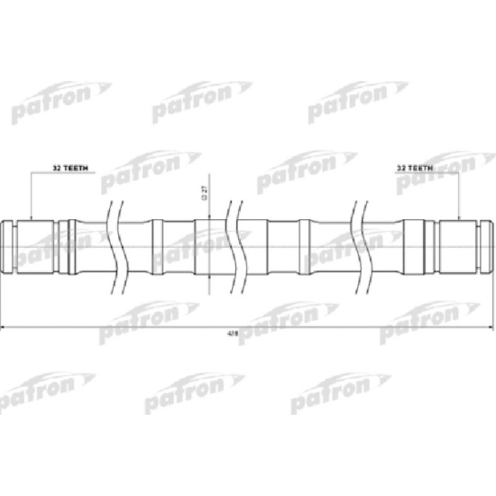 Вал приводной Patron PDS0449