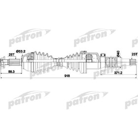 

Полуось Patron PDS0451