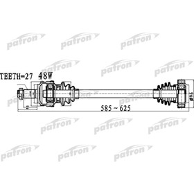 

Полуось Patron PDS0479