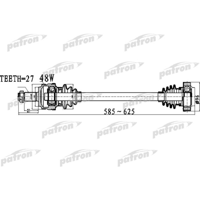 Полуось Patron PDS0479