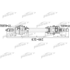 

Полуось Patron PDS0481
