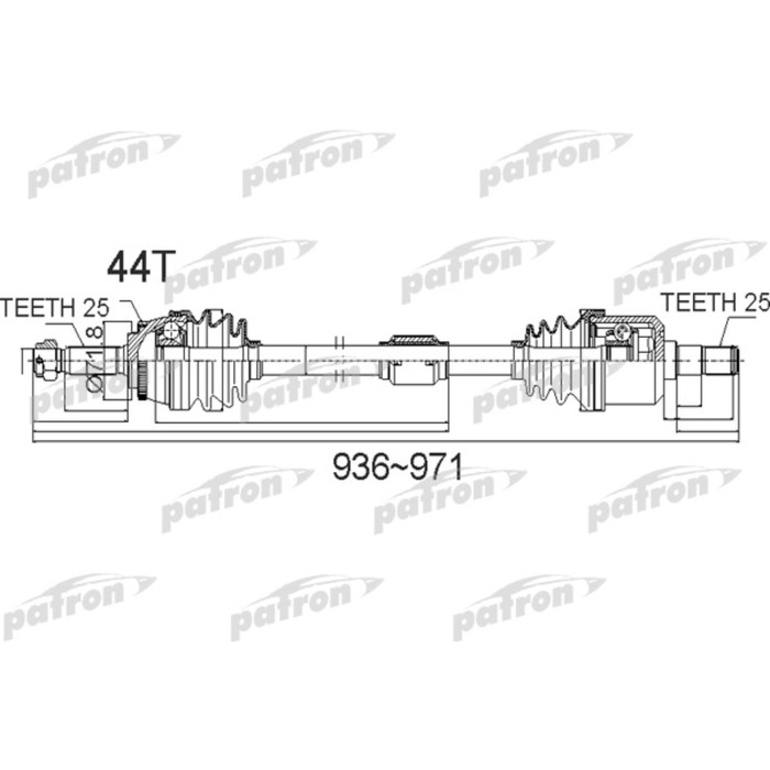 Полуось Patron PDS0487