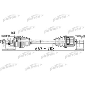 

Полуось Patron PDS0495