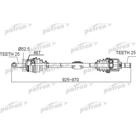 

Полуось Patron PDS0519
