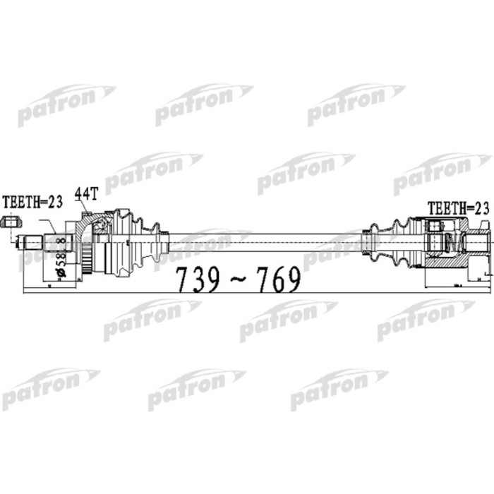 Полуось Patron PDS0530