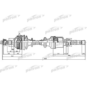

Полуось Patron PDS1518