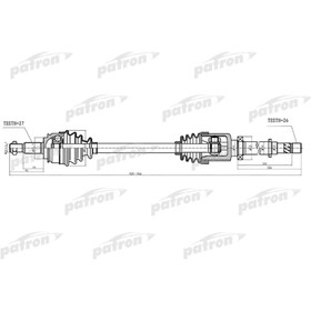 

Полуось Patron PDS4994