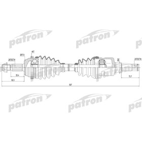 

Полуось Patron PDS9048