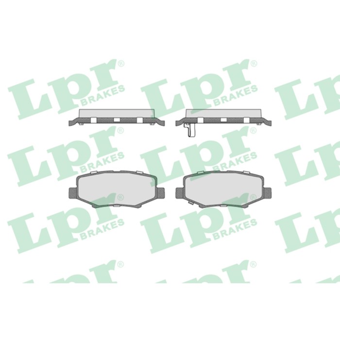 Колодки тормозные дисковые LPR 05P1555