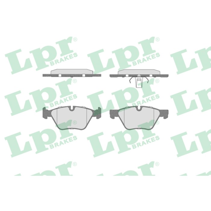 Колодки тормозные дисковые, комплект LPR 05P1641