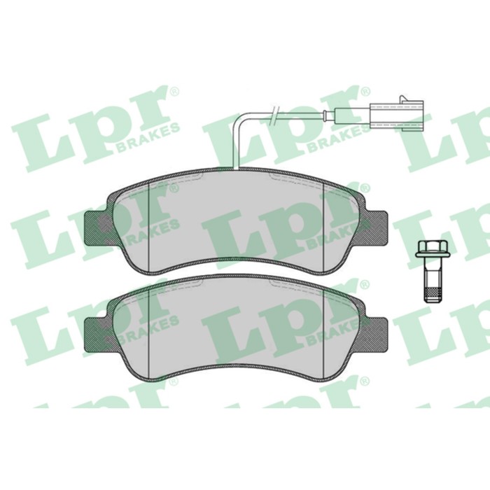 Колодки тормозные дисковые LPR 05P1902